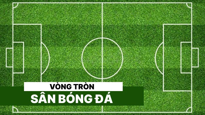 Bán kính vòng tròn trung tâm sân bóng đá